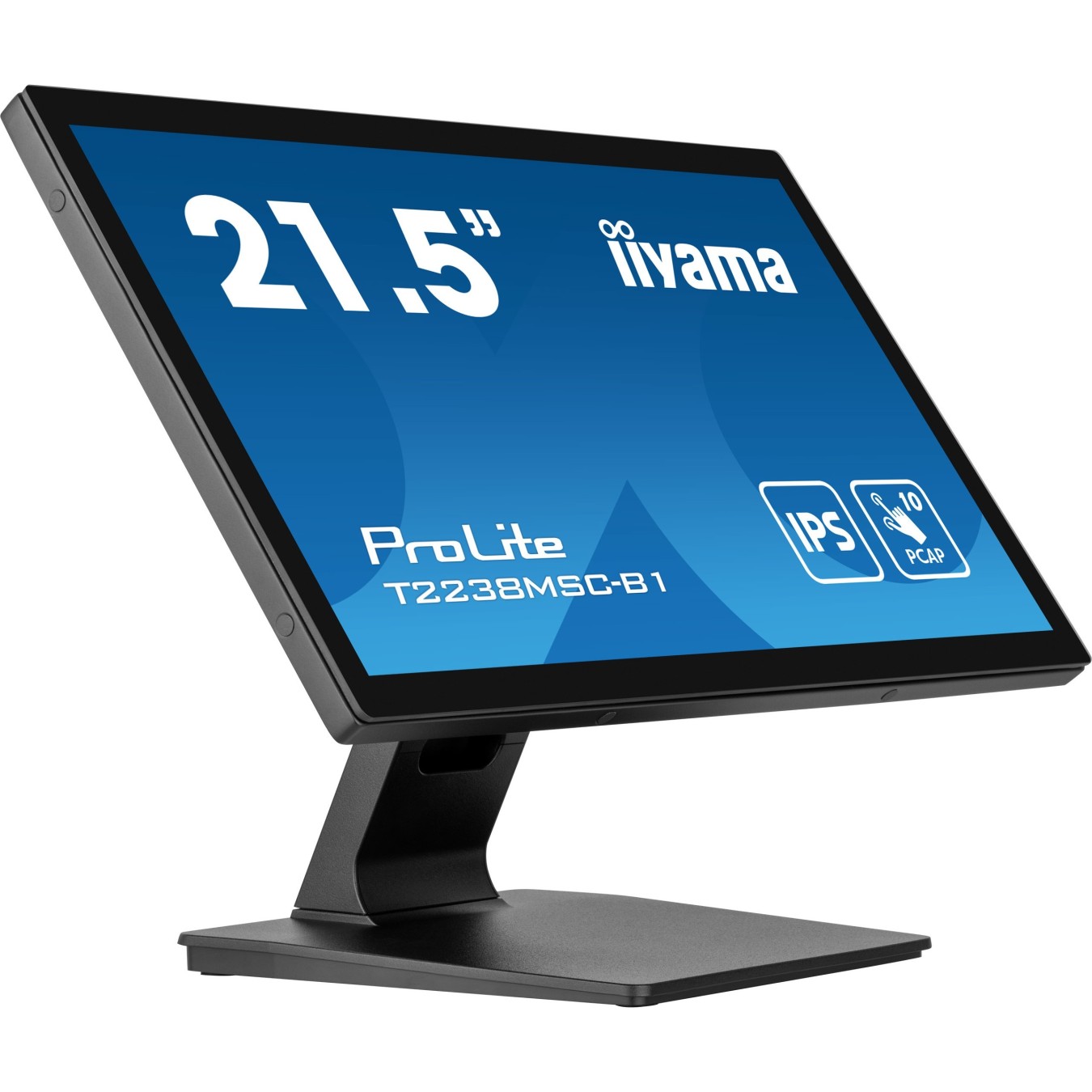 IIYAMA 21.5" Monitor - T2238MSC-B1 - 16:9, M-Touch, HDMI+DP+USB — Buy in Cyprus with Fast Delivery