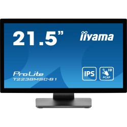 Buy IIYAMA 21.5" Monitor - T2238MSC-B1 - 16:9, M-Touch, HDMI+DP+USB in Cyprus, Nicosia, Limassol, Larnaka, Pafos