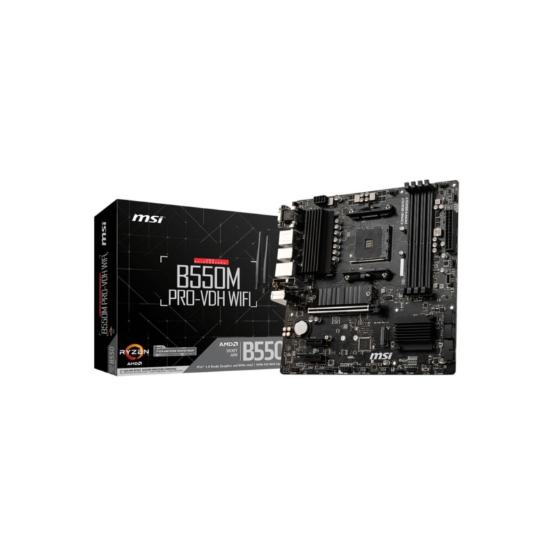 Buy MSI B550M PRO-VDH WIFI - B550M PRO-VDH - Micro-ATX AM4 DDR4 Motherboard, 128... in Cyprus, Nicosia, Limassol, Larnaka, Pafos