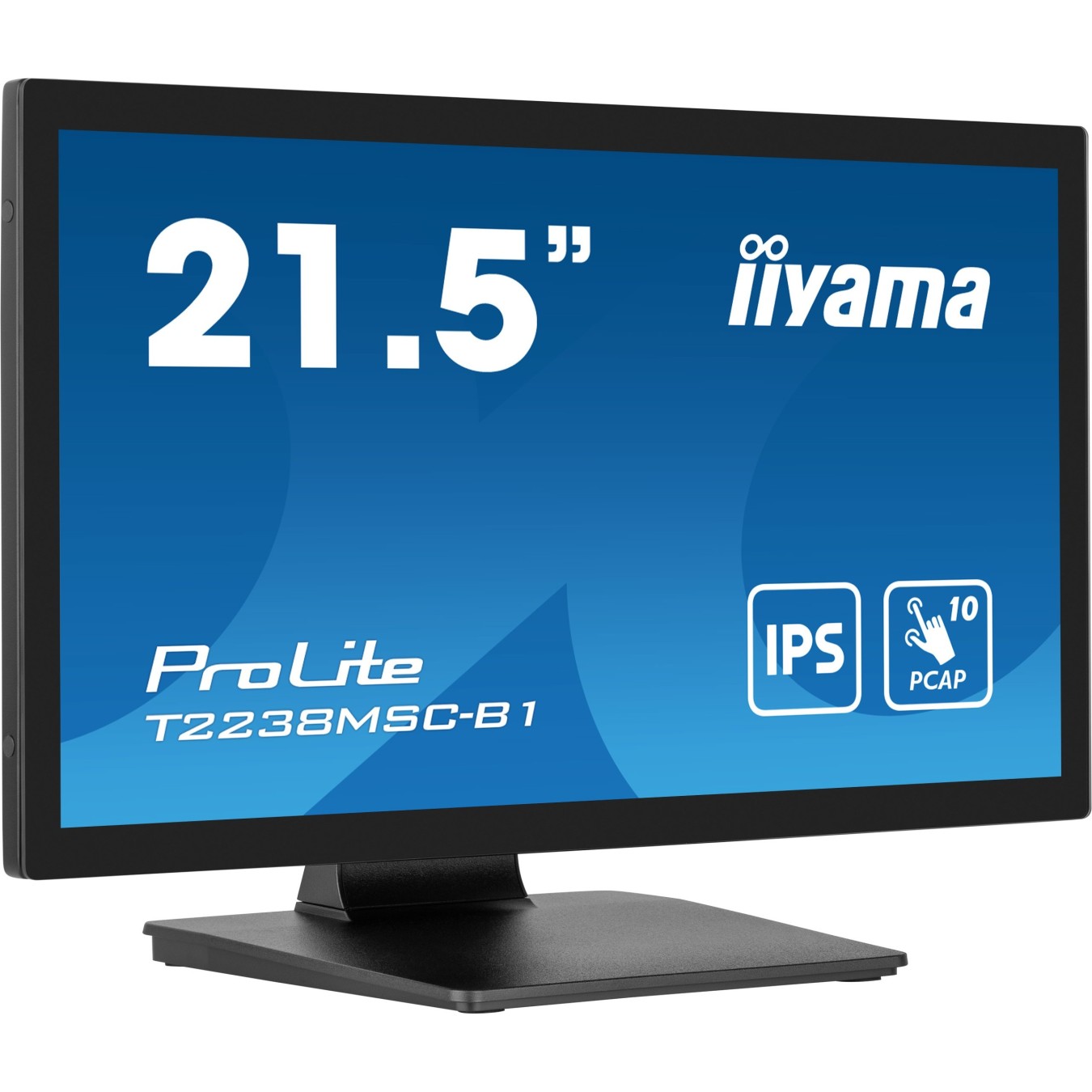 IIYAMA 21.5" Monitor - T2238MSC-B1 - 16:9, M-Touch, HDMI+DP+USB — Buy in Cyprus with Fast Delivery