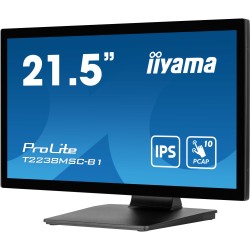 Buy IIYAMA 21.5" Monitor - T2238MSC-B1 - 16:9, M-Touch, HDMI+DP+USB in Cyprus, Nicosia, Limassol, Larnaka, Pafos