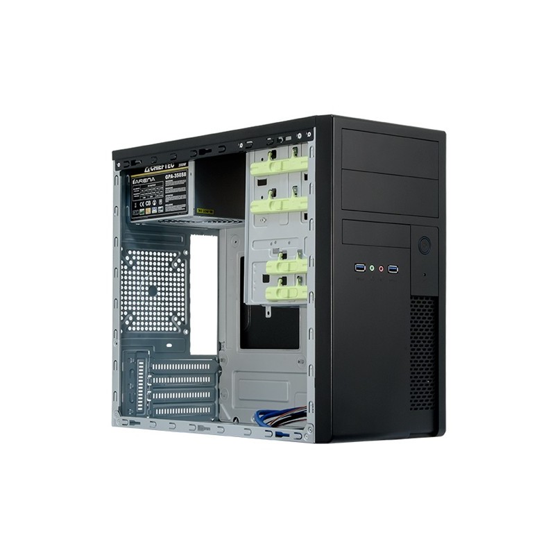 Buy Chieftec Mesh PC Case - XT-01B-350GPB - Mini-ITX, Mesh Front, 350W PSU in Cyprus, Nicosia, Limassol, Larnaka, Pafos