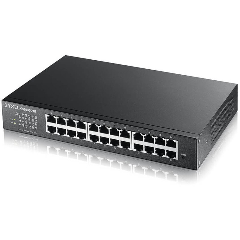 Buy Zyxel GS1900-24E V3 M RM - 24-Port Gigabit Smart Web-Managed Rackmount Switch in Cyprus, Nicosia, Limassol, Larnaka, Pafos