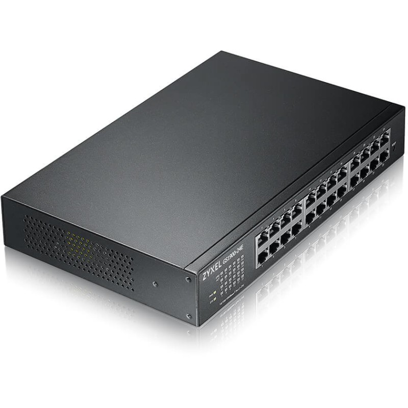 Buy Zyxel GS1900-24E V3 M RM - 24-Port Gigabit Smart Web-Managed Rackmount Switch in Cyprus, Nicosia, Limassol, Larnaka, Pafos