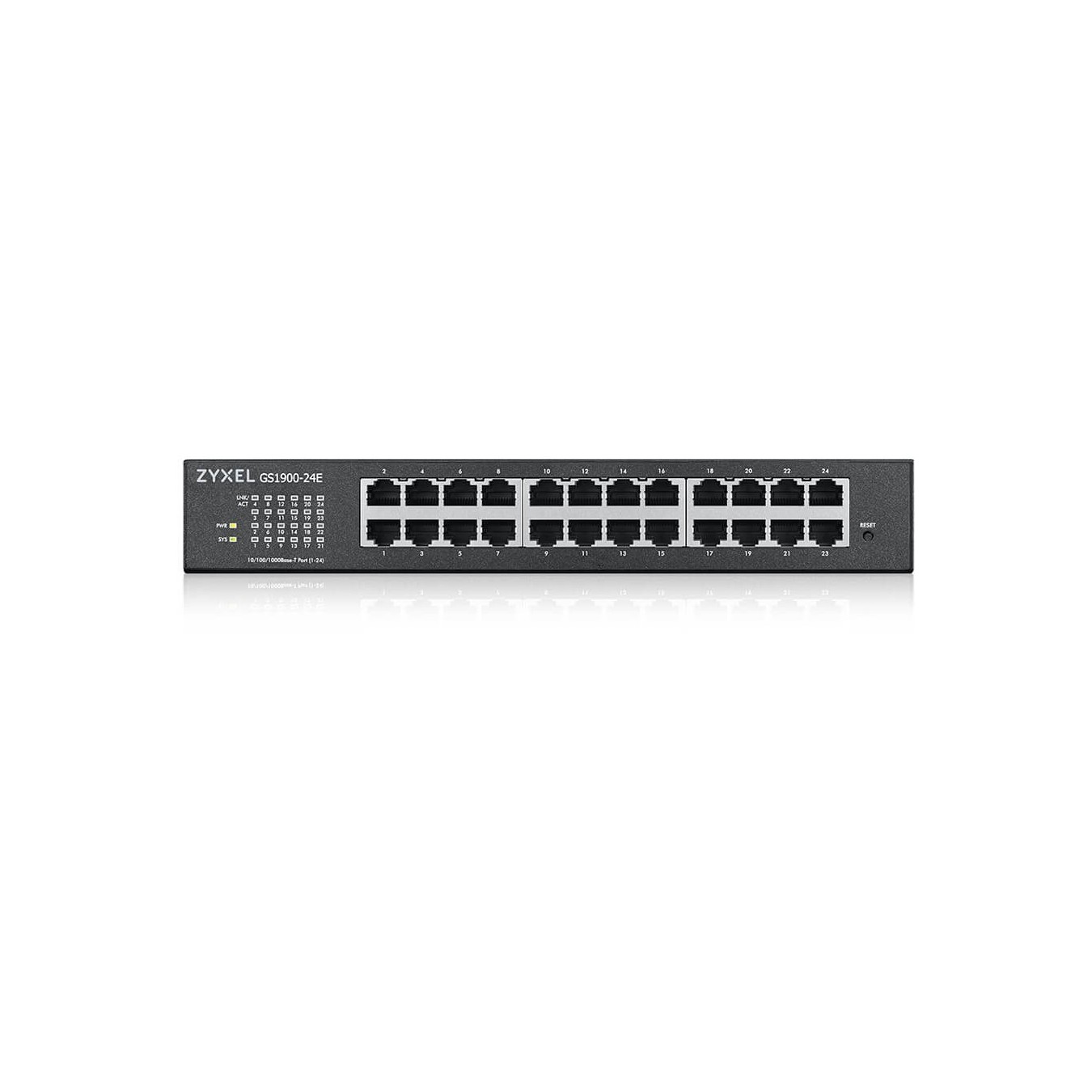 Zyxel GS1900-24E V3 M RM - 24-Port Gigabit Smart Web-Managed Rackmount Switch — Buy in Cyprus with Fast Delivery