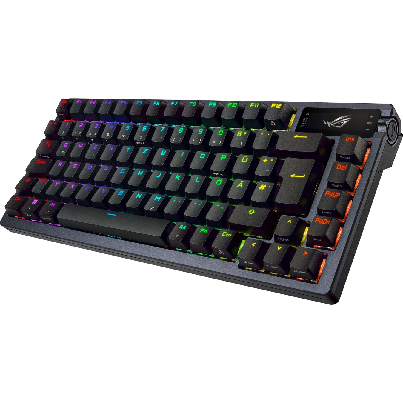 Asus ROG Azoth Gaming Keyboard - Azoth - Per-Key RGB, Tri-Mode Wireless (USB/Bluetooth/2.4G)
