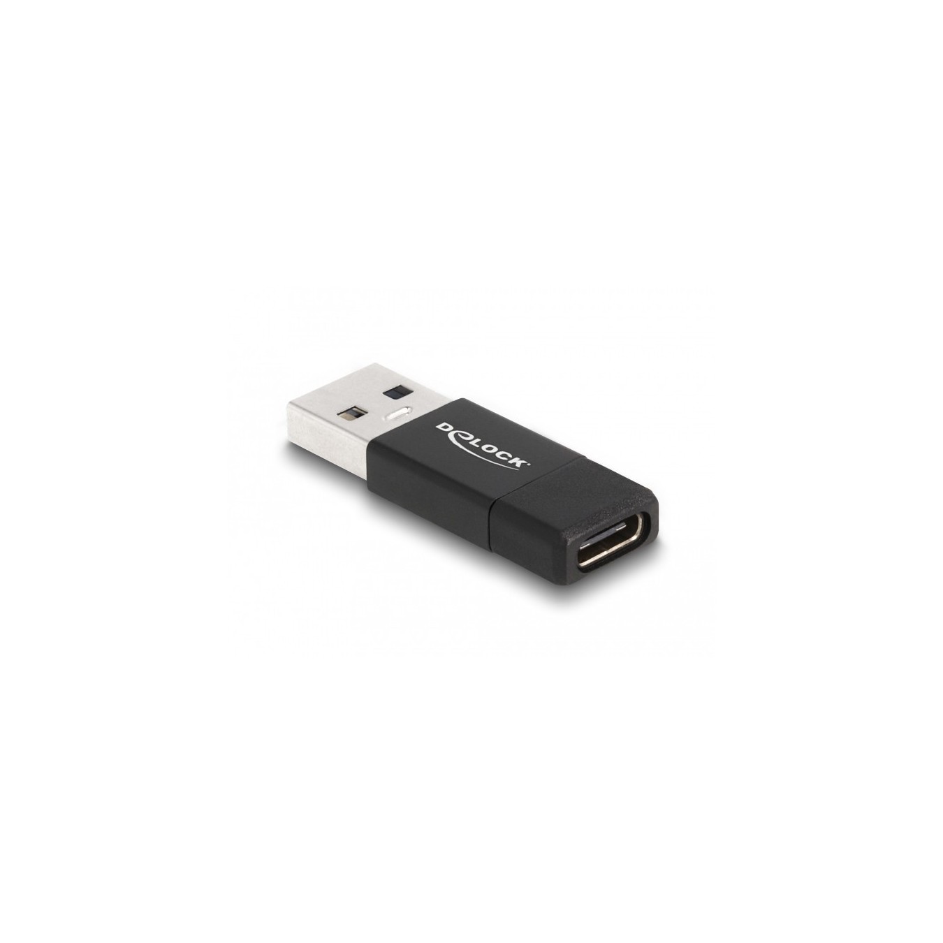 DELOCK USB 3.2 Gen 2 Adapter - USB-A Male to USB-C Female - Black — Buy in Cyprus with Fast Delivery