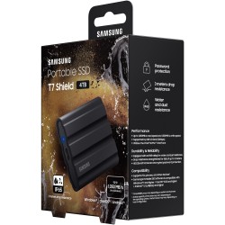 Buy Samsung Portable T7 Shield - T7 Shield - Black, 4TB, USB-C Gen2 in Cyprus, Nicosia, Limassol, Larnaka, Pafos