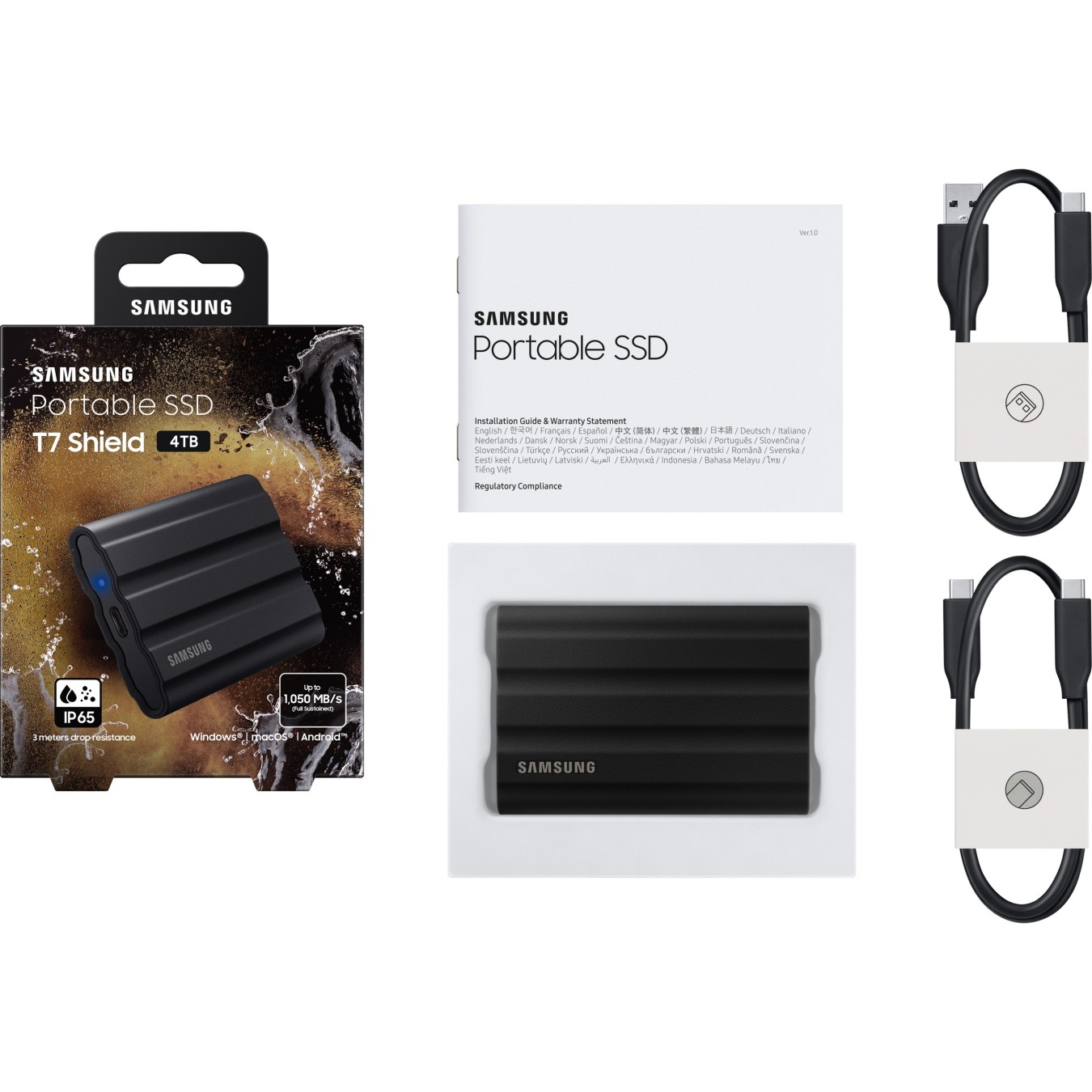 Samsung T7 Shield – 4TB Portable SSD - 1050MB/s USB 3.2 Gen2 | Armenius Store