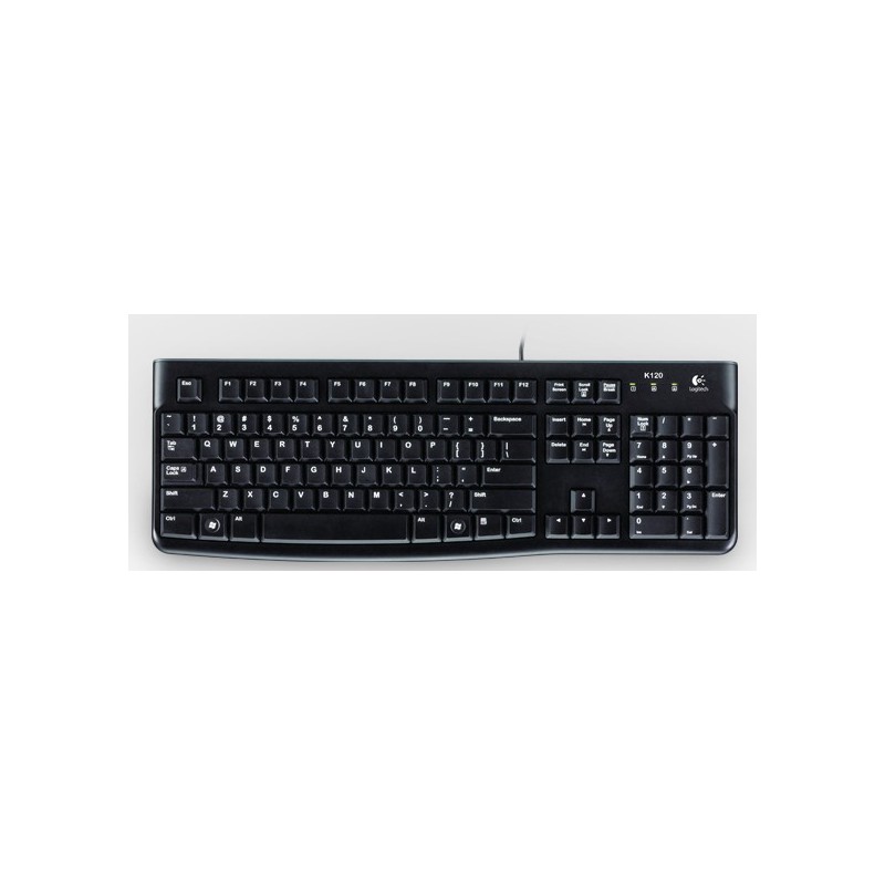 Buy Logitech Keyboard - K120 - 100% Full-Size, Wired USB, Windows (Schweiz layout) in Cyprus, Nicosia, Limassol, Larnaka, Pafos