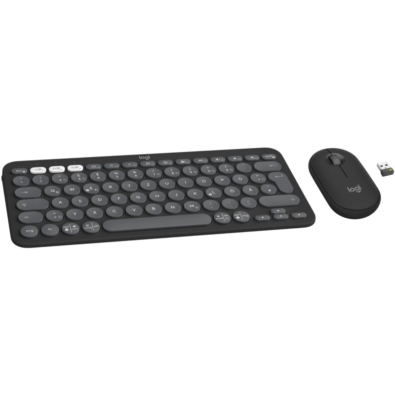 Buy Logitech Pebble 2 Combo - Pebble 2 - Graphite, Tri-Mode Wireless Keyboard in Cyprus, Nicosia, Limassol, Larnaka, Pafos