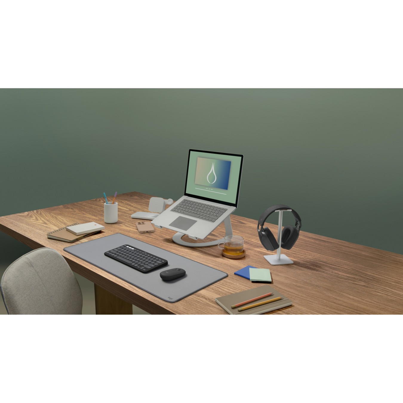 Logitech Pebble 2 Combo - Pebble 2 - Graphite, Tri-Mode Wireless Keyboard — Buy in Cyprus with Fast Delivery