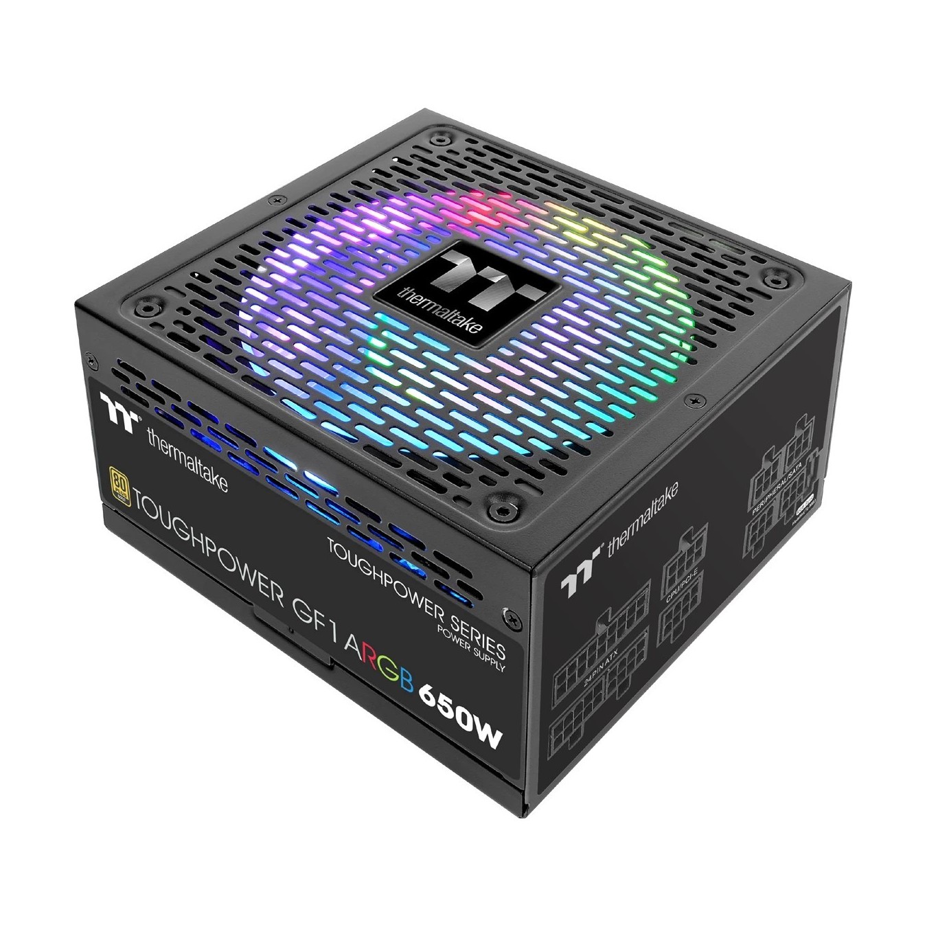 650W Thermaltake Toughpower GF1 ARGB - GF1 - Gold — Buy in Cyprus with Fast Delivery