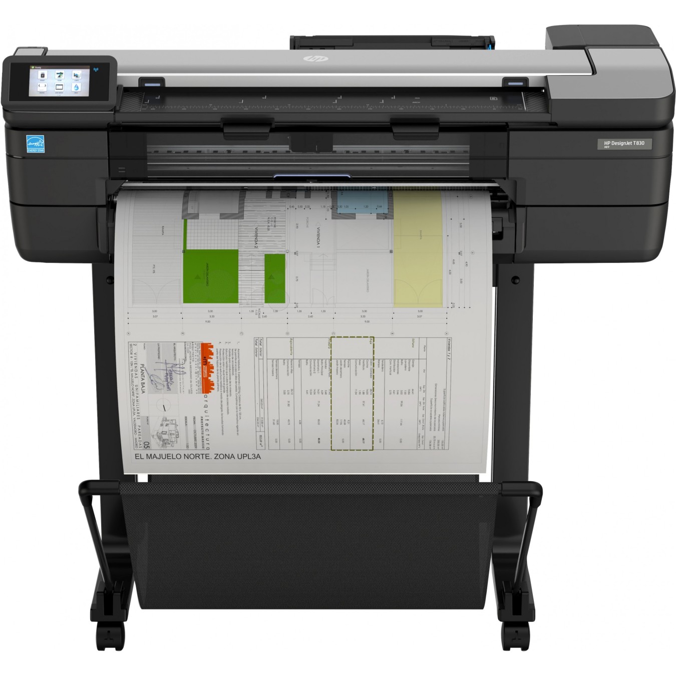 HP DesignJet - T830 - Color Inkjet MFP with Stand - 60.96 cm (24 in) — Buy in Cyprus with Fast Delivery