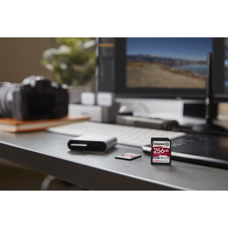 Buy Kingston Canvas React Plus XC microSDXC - Canvas React Plus XC - 256GB, 300 ... in Cyprus, Nicosia, Limassol, Larnaka, Pafos