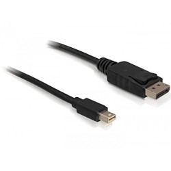 Buy Delock DP Mini DisplayPort to DP Cable 3.0m - Characteristics (Black) in Cyprus, Nicosia, Limassol, Larnaka, Pafos