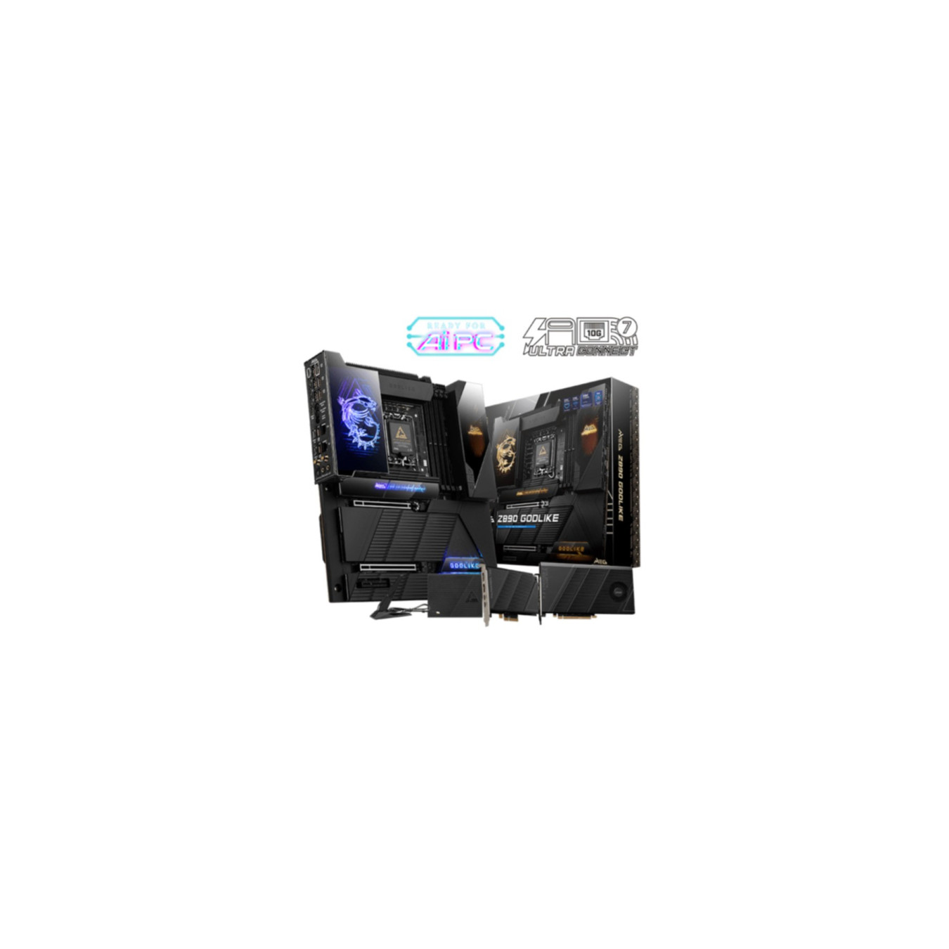 MSI MEG Z890 GODLIKE - LGA1851 - Intel Z890, Wi‑Fi 7, 10G LAN, Thunderbolt 5, Dynamic Dashboard III