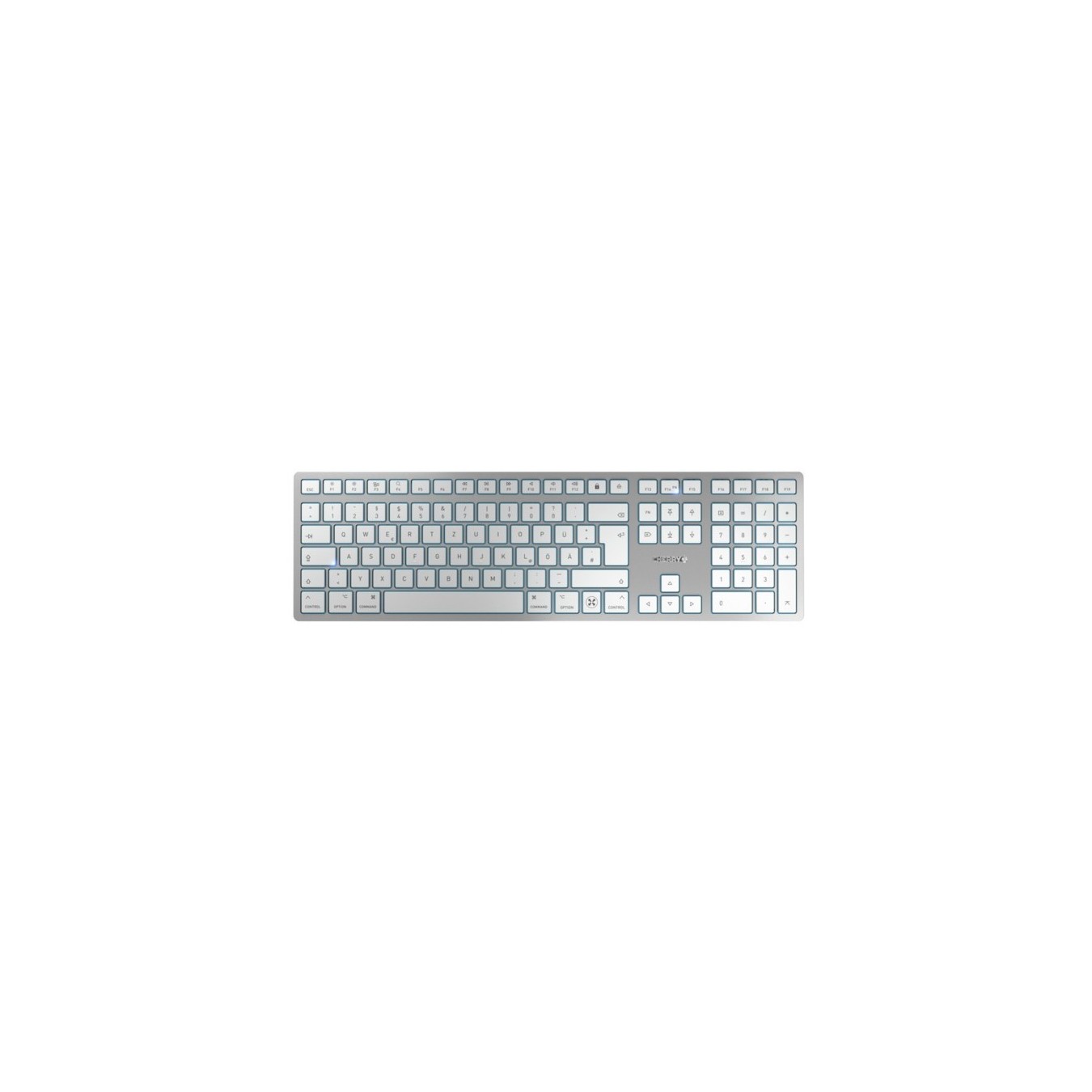 Cherry KW 9100 SLIM - KW 9100 SLIM - Wireless keyboard, white, Mac layout, QWERTZ DE — Buy in Cyprus with Fast Delivery