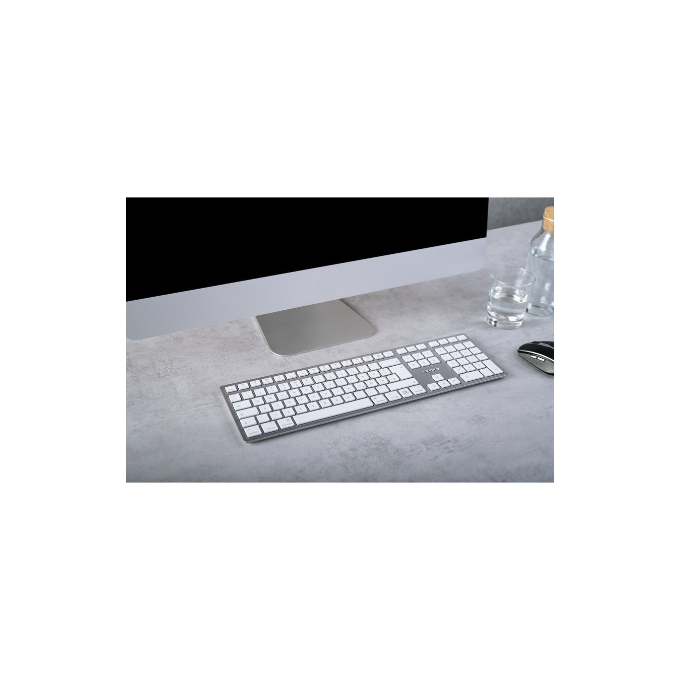Cherry KW 9100 SLIM - KW 9100 SLIM - Wireless keyboard, white, Mac layout, QWERTZ DE — Buy in Cyprus with Fast Delivery