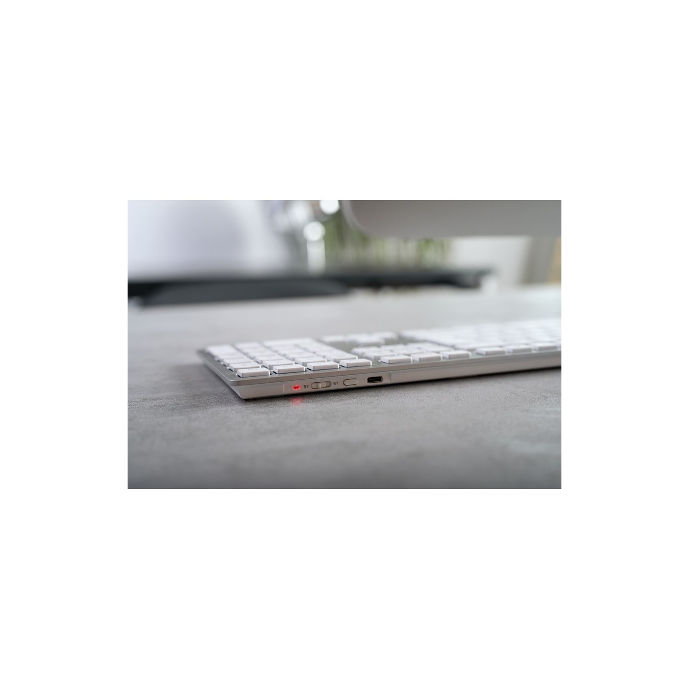 Cherry KW 9100 SLIM - KW 9100 SLIM - Wireless keyboard, white, Mac layout, QWERTZ DE — Buy in Cyprus with Fast Delivery