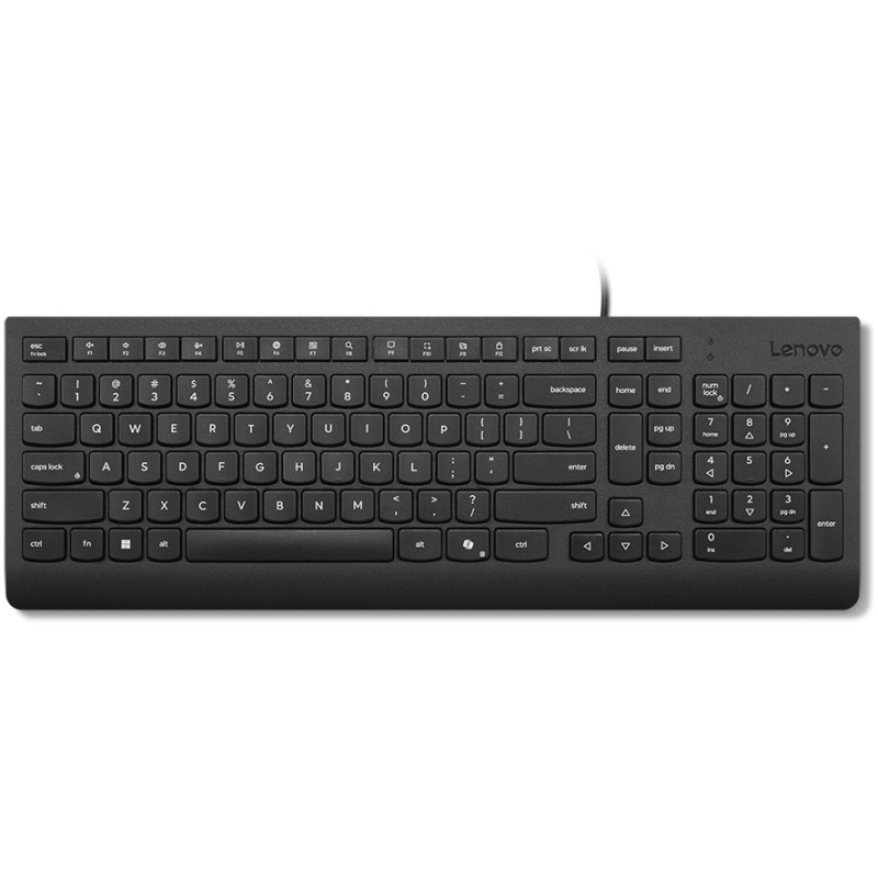Buy Lenovo Essential Wired Keyboard - GER - Windows, 104-key Full-size USB in Cyprus, Nicosia, Limassol, Larnaka, Pafos