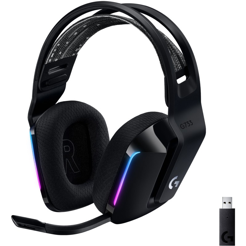 Buy Logitech Gaming Headset Lightspeed - G733 - Black in Cyprus, Nicosia, Limassol, Larnaka, Pafos