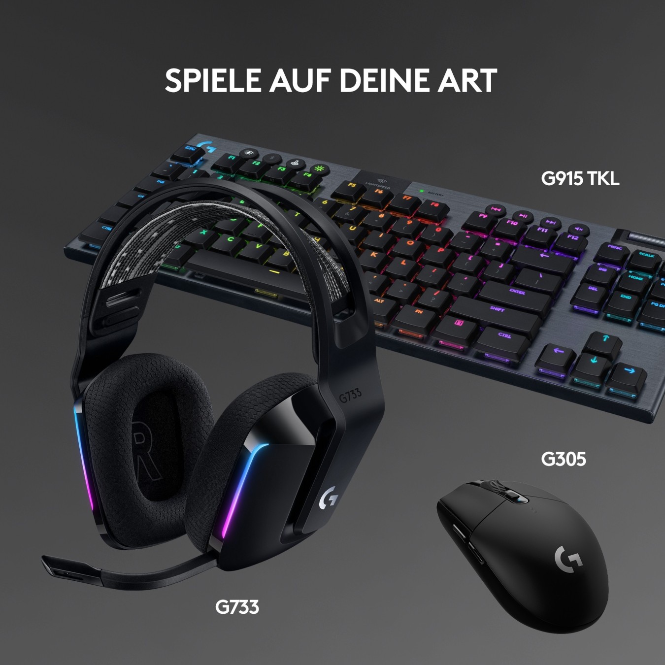 Logitech Gaming Headset Lightspeed - G733 - Black — Buy in Cyprus with Fast Delivery