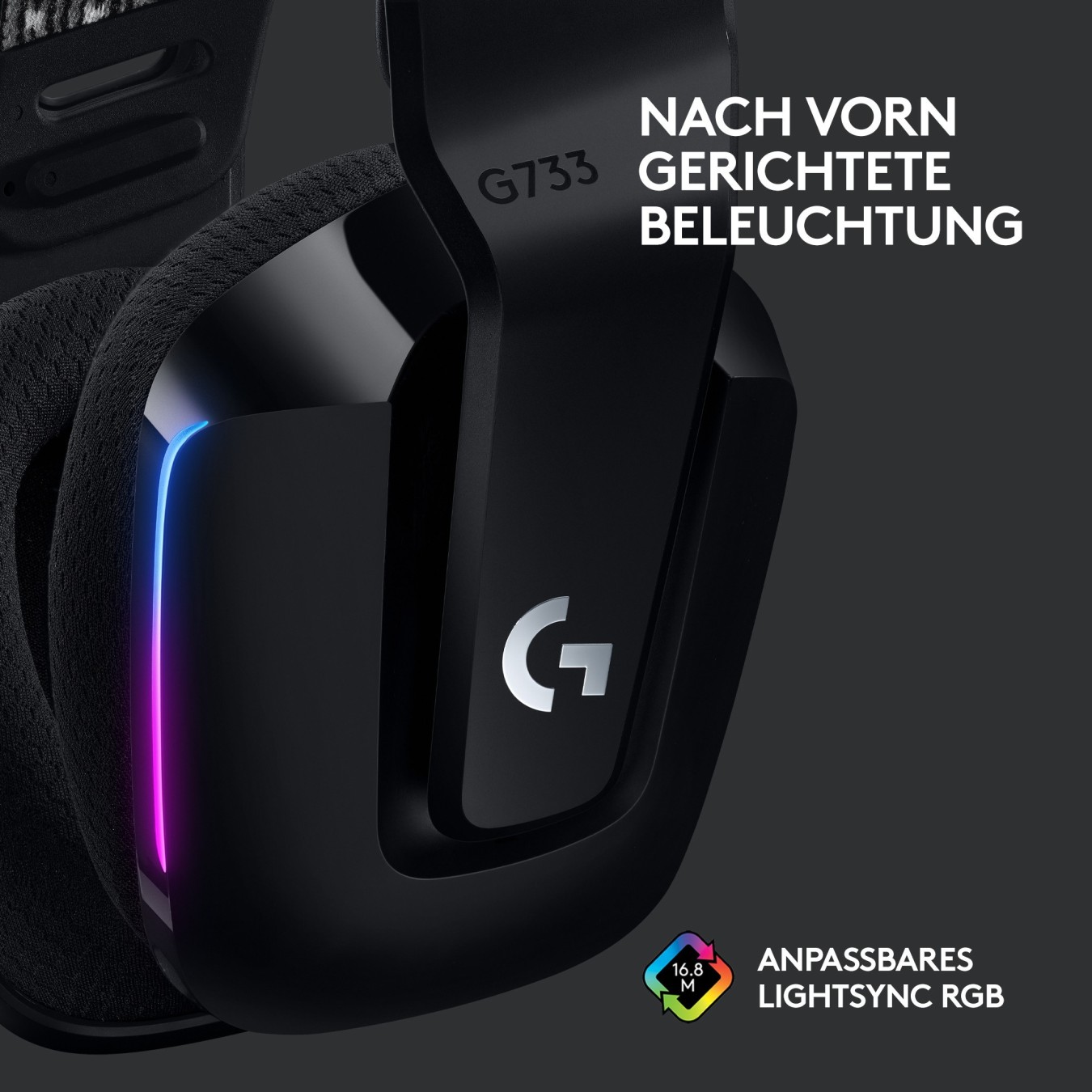 Logitech Gaming Headset Lightspeed - G733 - Black — Buy in Cyprus with Fast Delivery