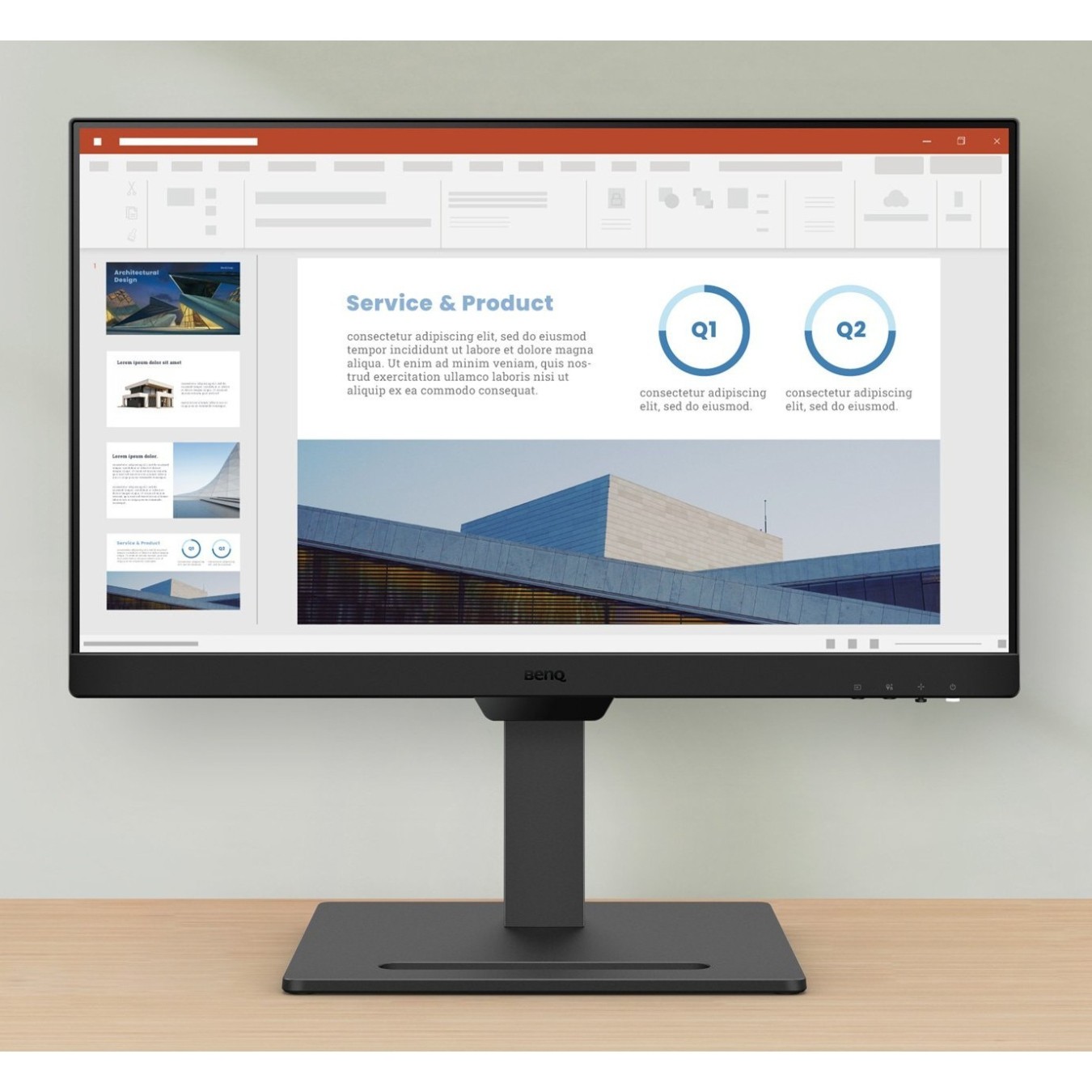 BenQ GW2490T - 23.8in FHD Monitor - 100Hz, HDMI & DP, Black, Lift Pivot Stand — Buy in Cyprus with Fast Delivery