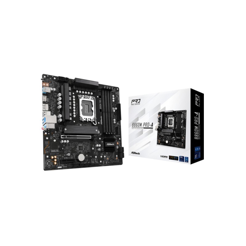 Buy ASRock B860M Pro-A - B860M (LGA1851) - Micro-ATX, 10+1+1 VRM, Dr.MOS Power in Cyprus, Nicosia, Limassol, Larnaka, Pafos