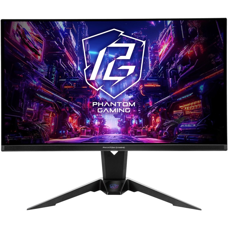 Buy ASRock 27-inch QHD Monitor - PGO27QFV - 16:9, HDMI/DP/USB-C, Black in Cyprus, Nicosia, Limassol, Larnaka, Pafos