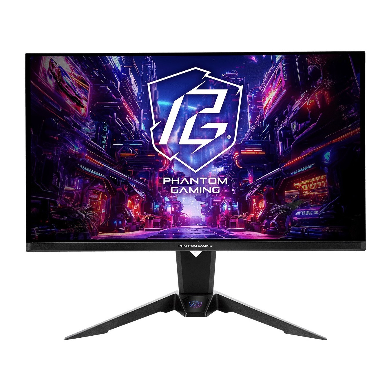 ASRock 27-inch QHD Monitor - PGO27QFV - 16:9, HDMI/DP/USB-C, Black — Buy in Cyprus with Fast Delivery
