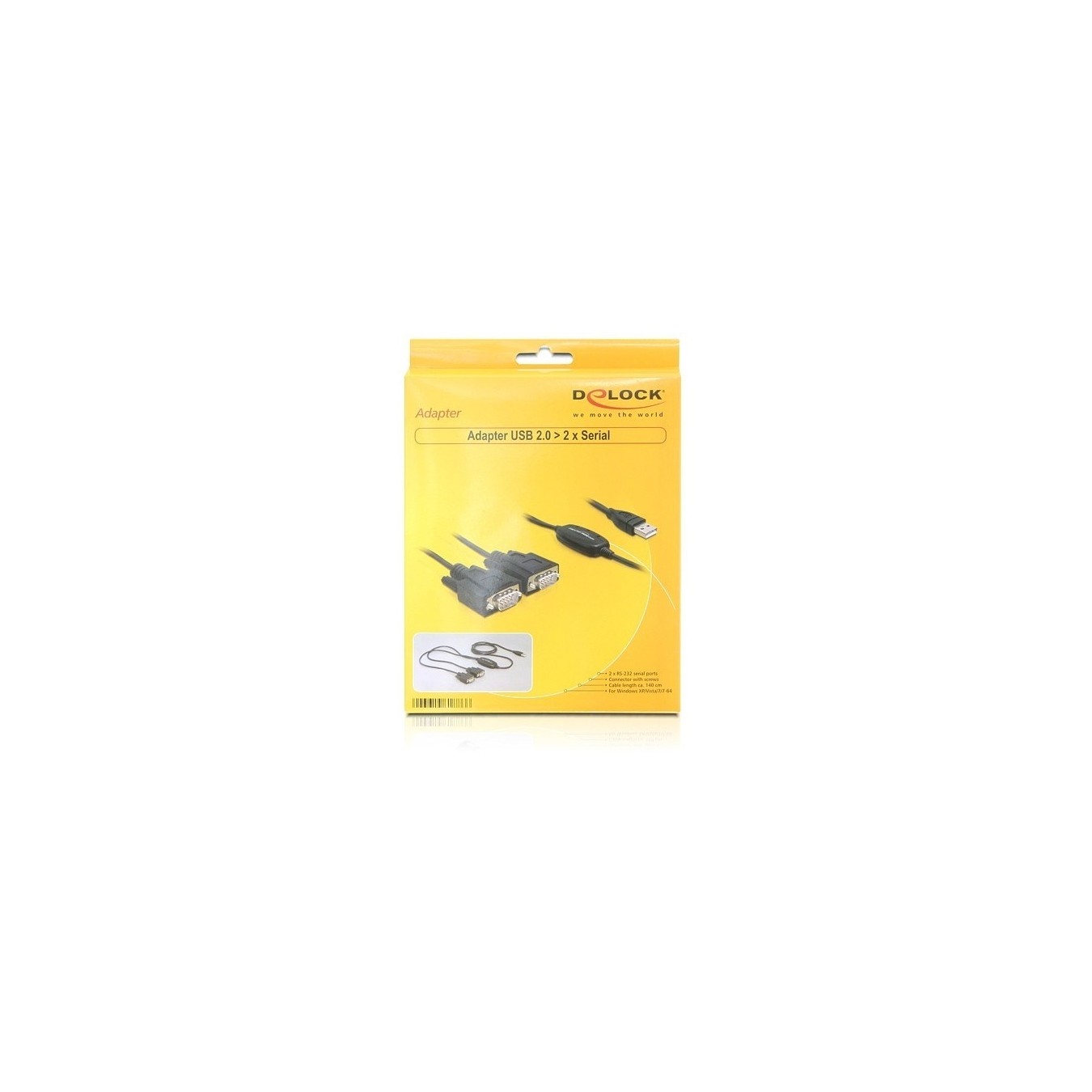 DELOCK USB 2.0 Serial 2x9 Pin Header - USB to Serial Adapter — Buy in Cyprus with Fast Delivery