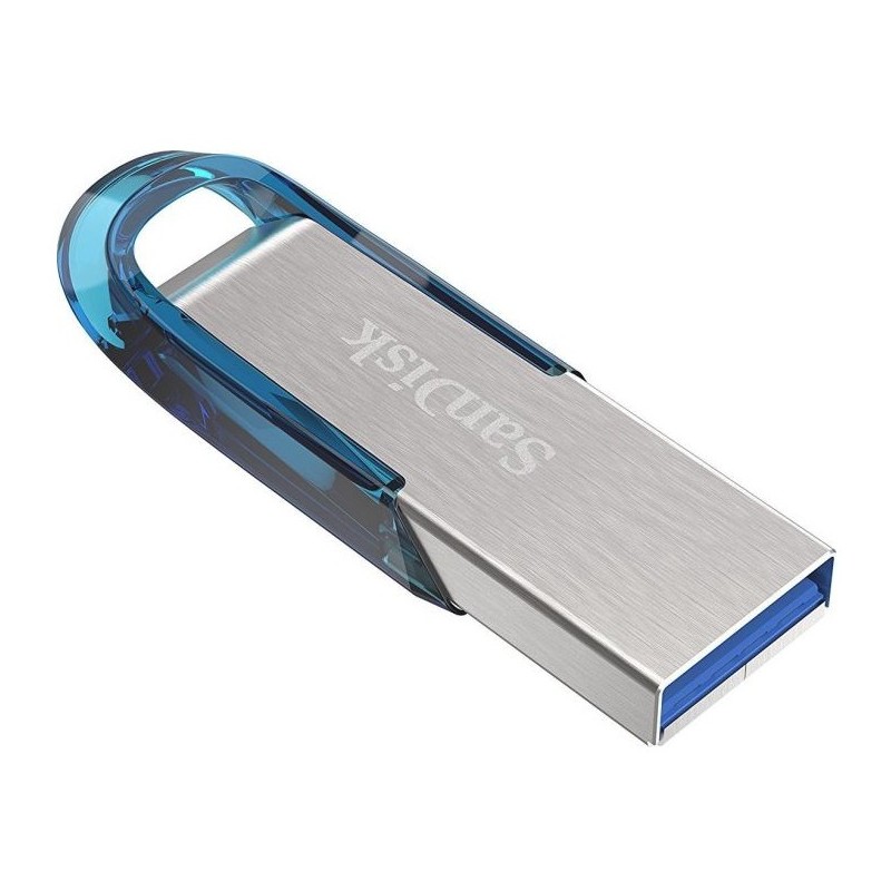 Buy SanDisk Ultra Flair USB Drive - Ultra Flair - Blue-Silver, 64GB, USB 3.2 Gen1 in Cyprus, Nicosia, Limassol, Larnaka, Pafos