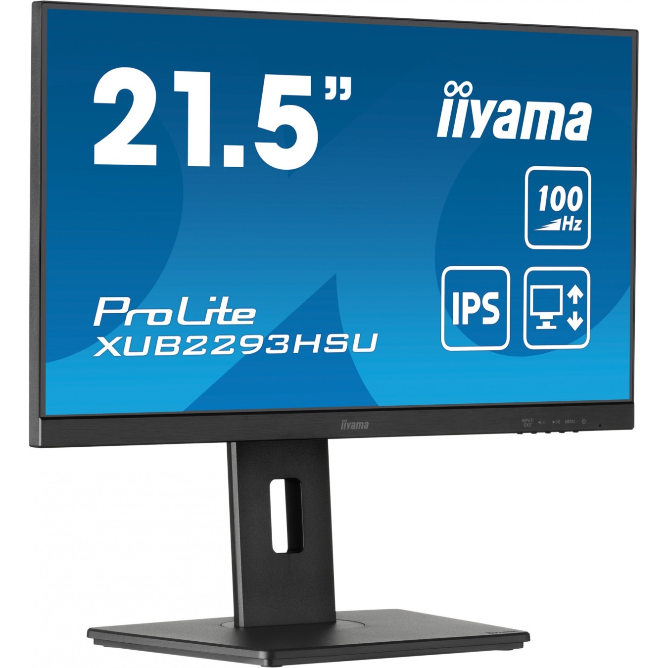IIYAMA 54.5cm (21.5') XUB2293HSU-B7 - 16:9 HDMI+DP+2xUSB — Buy in Cyprus with Fast Delivery