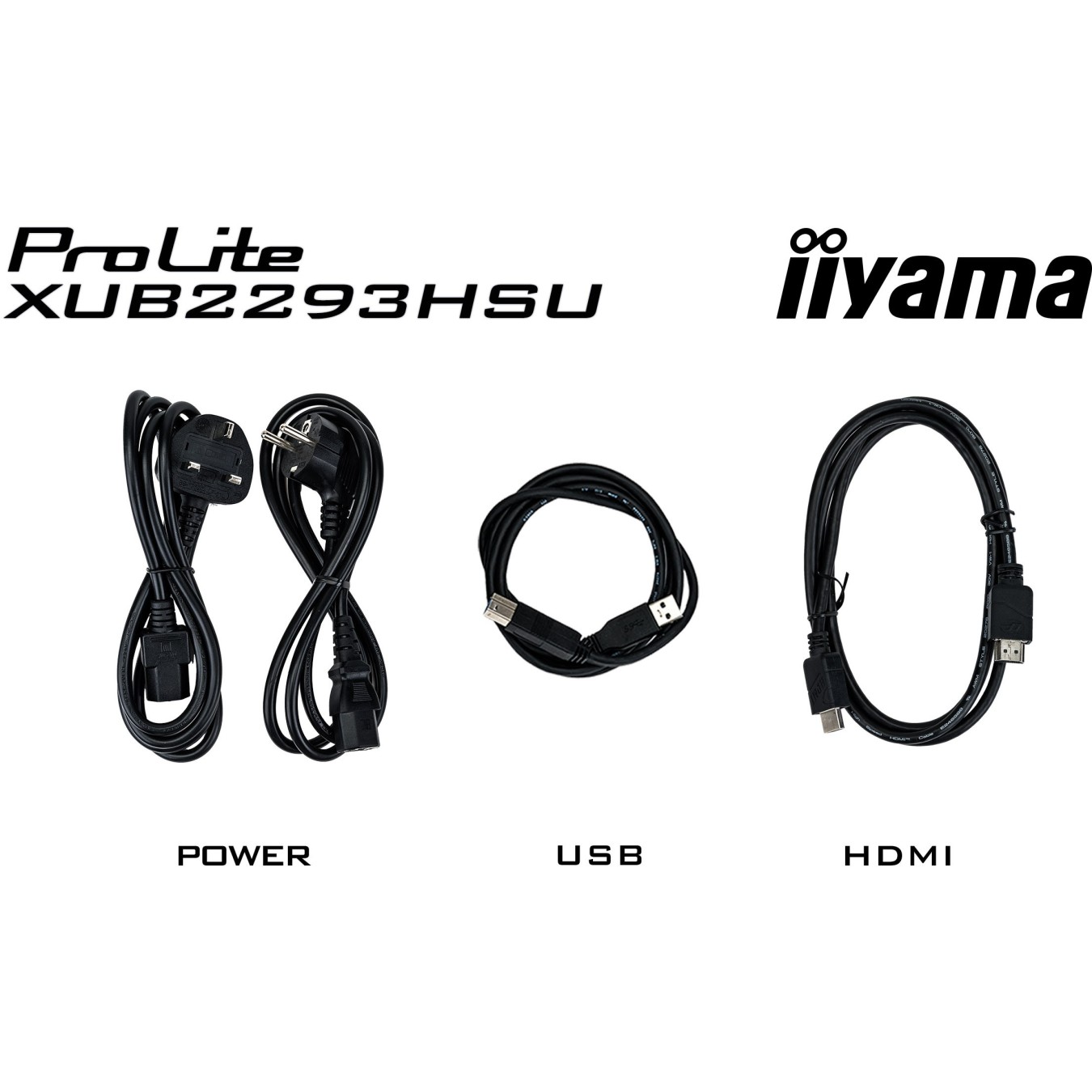 IIYAMA 54.5cm (21.5') XUB2293HSU-B7 - 16:9 HDMI+DP+2xUSB — Buy in Cyprus with Fast Delivery