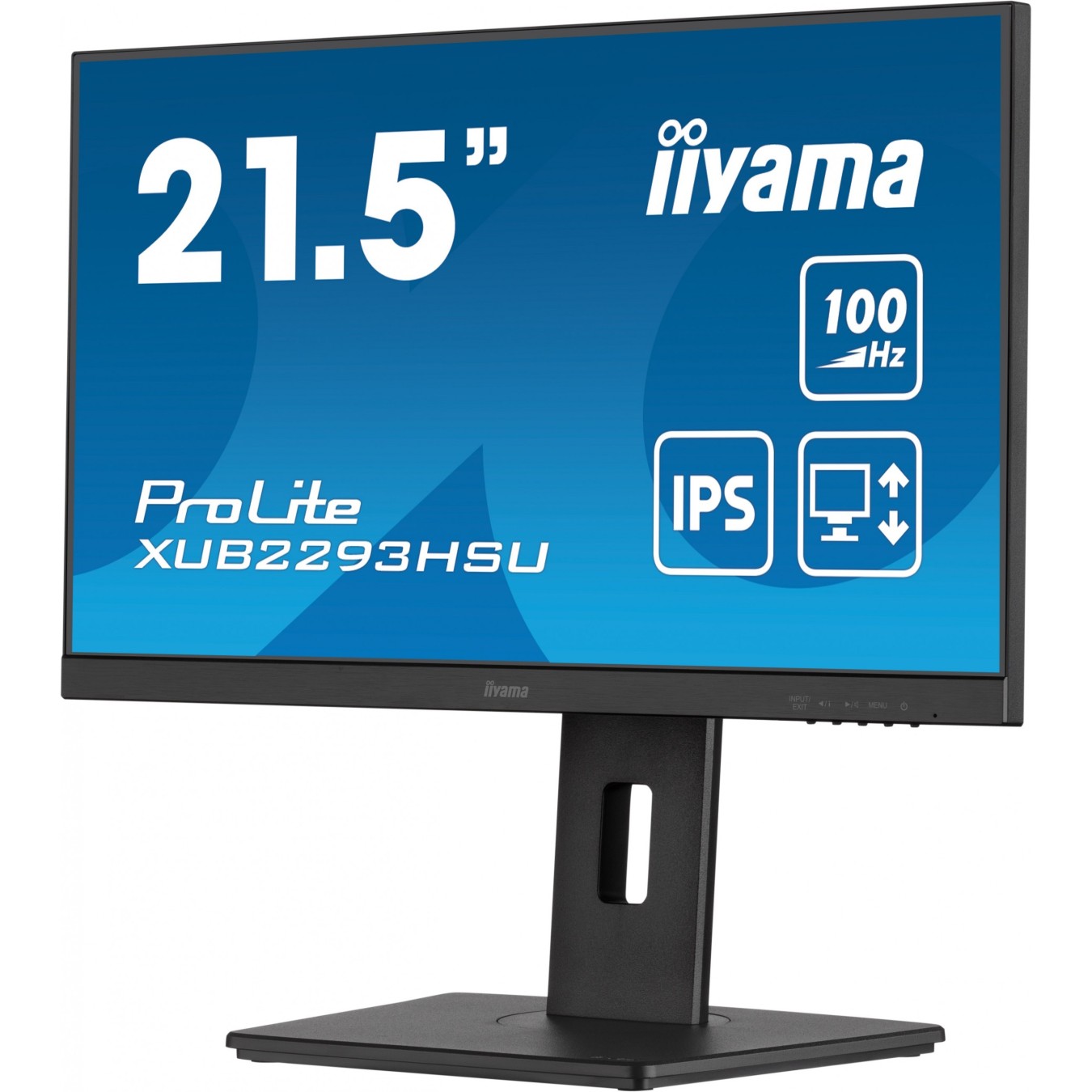IIYAMA 54.5cm (21.5') XUB2293HSU-B7 - 16:9 HDMI+DP+2xUSB — Buy in Cyprus with Fast Delivery