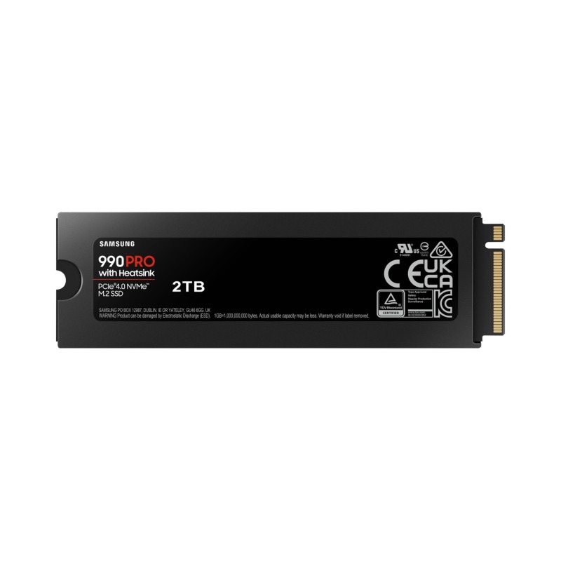 Samsung 990 Pro 2TB M.2 NVMe SSD - MZ-V9P2T0CW - PCIe 4.0 x4 Heatsink 7450/6900 MB/s (Boxed)