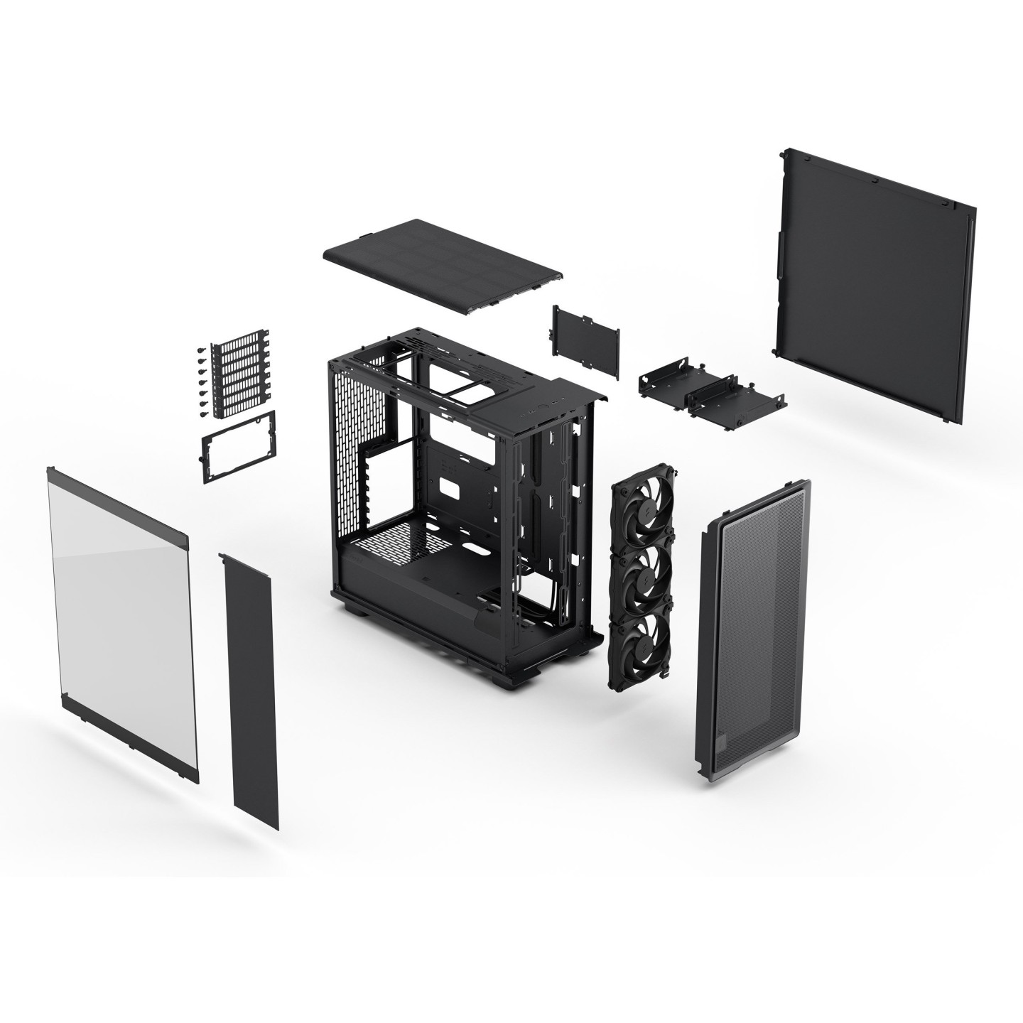 Fractal Design Epoch Mid-Tower Case Black TG Light Tint (Boxed) — Buy in Cyprus with Fast Delivery
