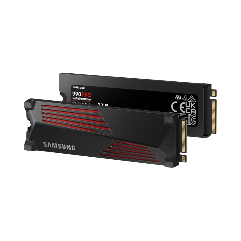 Buy Samsung 990 Pro M.2 NVMe SSD - MZ-V9P2T0CW - 2TB PCIe 4.0 x4 with Heatsink, ... in Cyprus, Nicosia, Limassol, Larnaka, Pafos