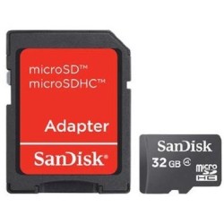 Buy Sandisk 32GB microSDHC Card - microSDHC, Class 4 in Cyprus, Nicosia, Limassol, Larnaka, Pafos