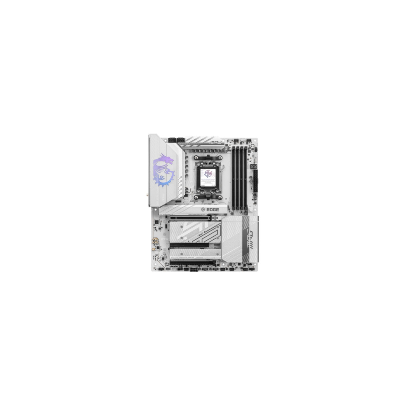 MSI MPG B850 EDGE TI WIFI - AM5 ATX Motherboard - DDR5 256GB, 2.5Gb LAN, Wi-Fi, RGB, 4x M.2 — Buy in Cyprus with Fast Delivery