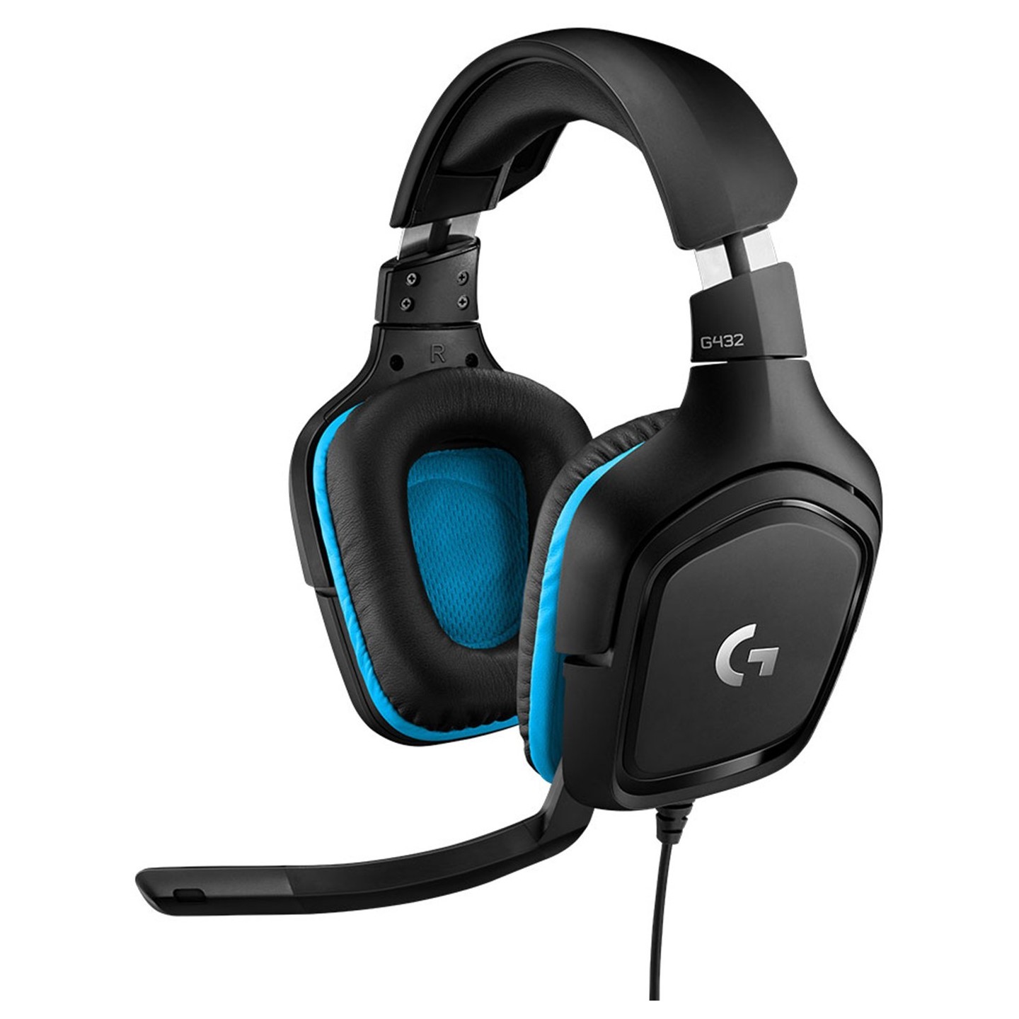 Logitech G432 Gaming Headset - 50mm Drivers DTS 7.1 - 981-000769 (Boxed) — Buy in Cyprus with Fast Delivery