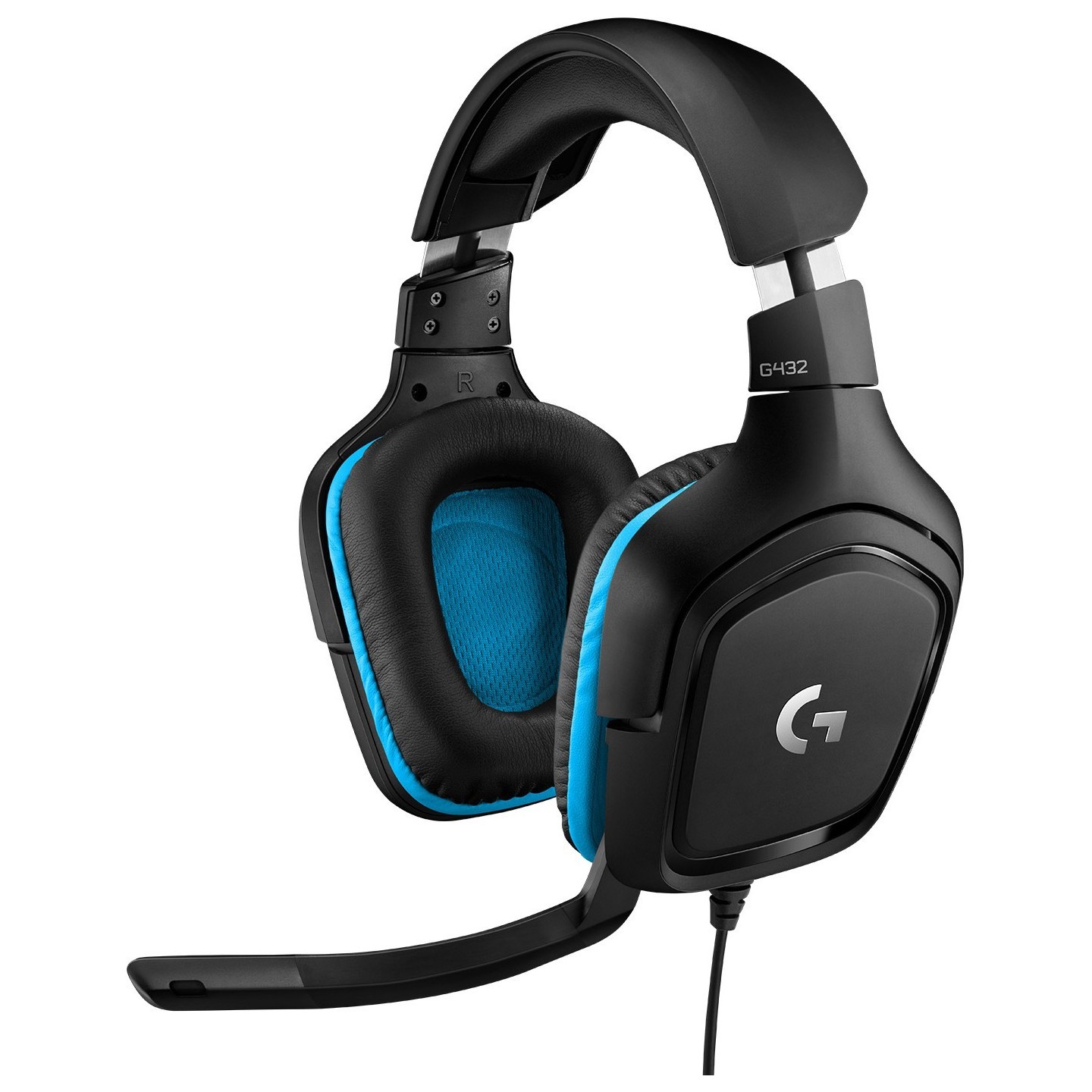 Logitech G432 Gaming Headset - 50mm Drivers DTS 7.1 - 981-000769 (Boxed) — Buy in Cyprus with Fast Delivery