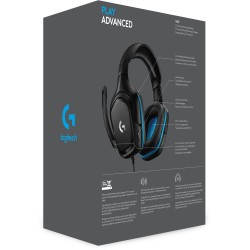 Logitech G432 Gaming Headset - 50mm Drivers DTS 7.1 - 981-000769 (Boxed) — Buy in Cyprus with Fast Delivery