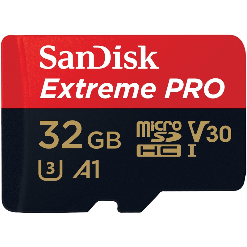 Buy SanDisk Extreme Pro MicroSDHC 32GB with Adapter - Up to 100 MB/s in Cyprus, Nicosia, Limassol, Larnaka, Pafos