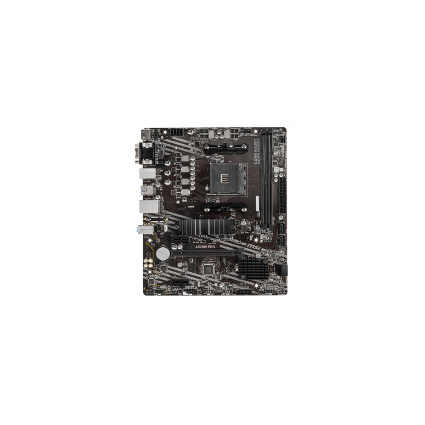 MSI A520M PRO - Micro-ATX AM4 Motherboard, AMD A520, DDR4, 64GB Max, M.2, SATA III — Buy in Cyprus with Fast Delivery