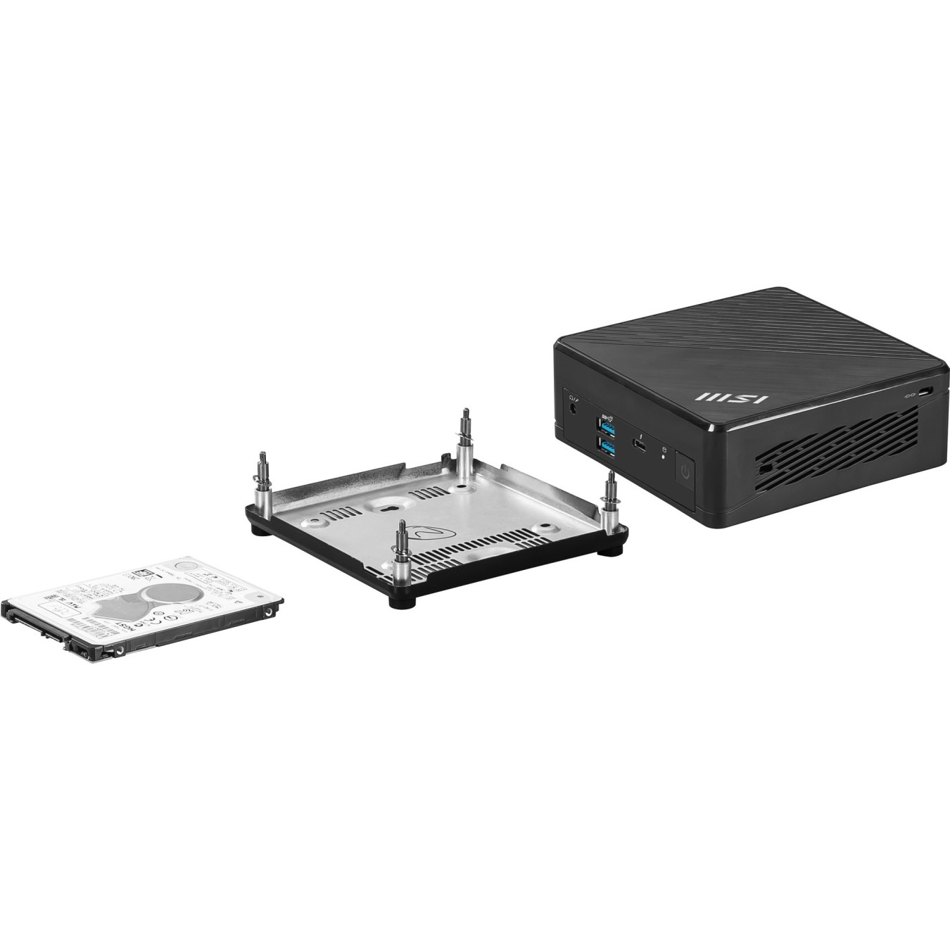 MSI Barebone Cubi 5 - 12M-022BDE - Black, Intel Core i3-1215U, No OS — Buy in Cyprus with Fast Delivery