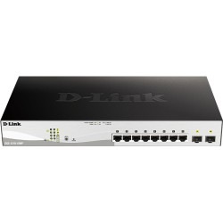 Buy Smart PoE Switch - DGS-1210-10MP - 8P+2P, 2xSFP, 130W, Rack-mount, Gigabit in Cyprus, Nicosia, Limassol, Larnaka, Pafos