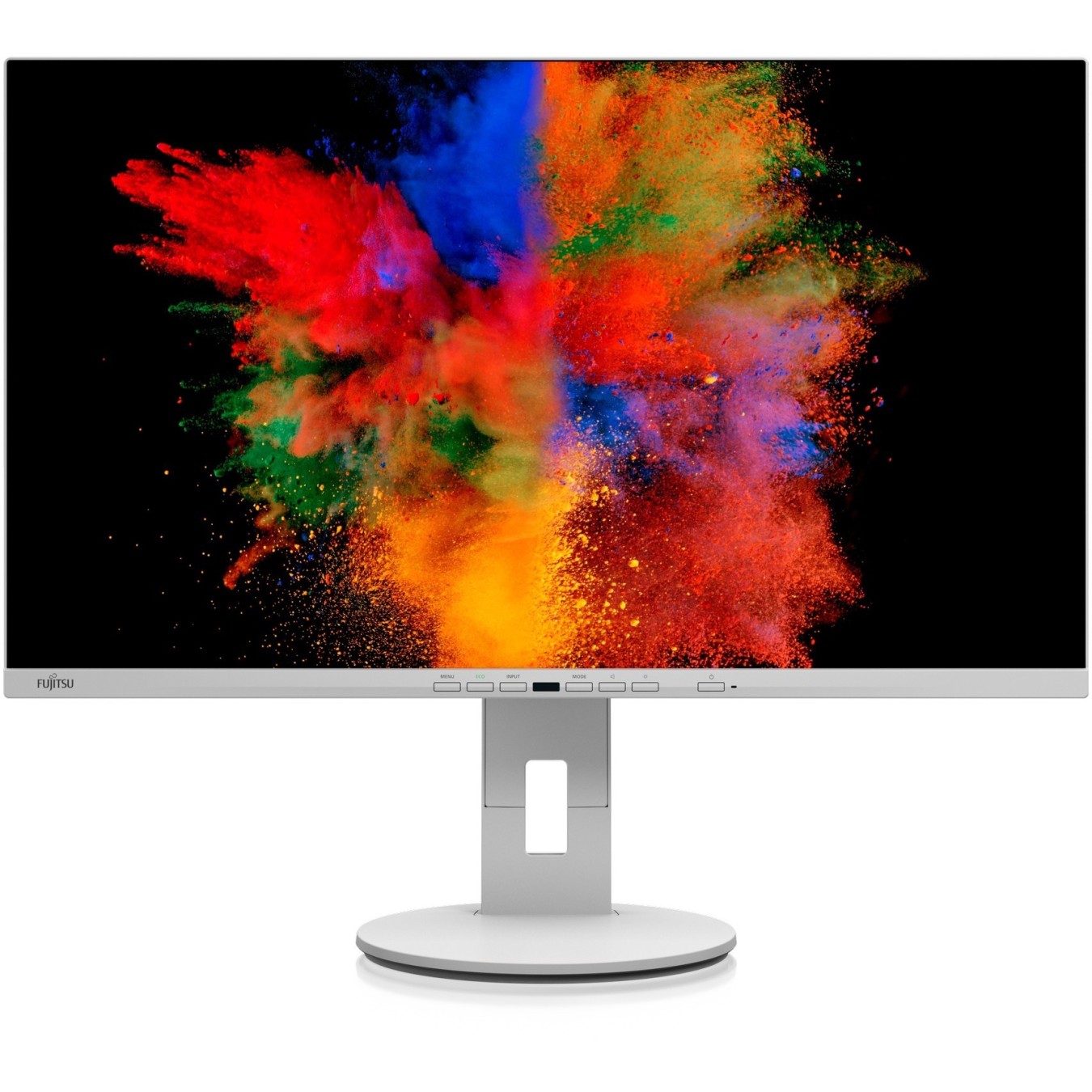 Fujitsu P2711 TE 27-inch QHD IPS Monitor - 2560x1440, 5ms, HDMI/DP/USB-C, Built-in Speakers, Gray